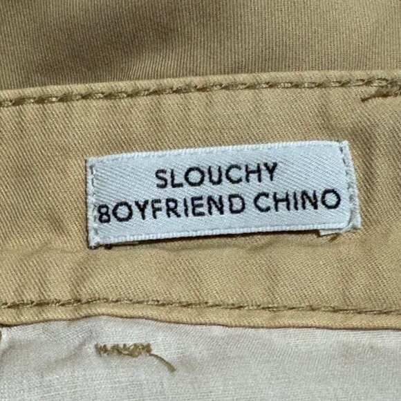 J.CREW Slouchy Boyfriend Chino Pants Size 30T Khaki Tan - Picture 9 of 15